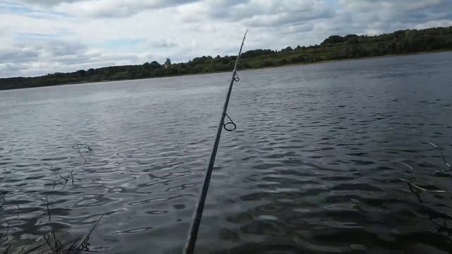 Рыбалка на Вычегде 29.08. Сход щуки с джига. смотреть онлайн