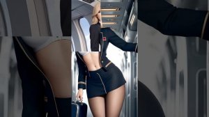 [ 4K  AI Art ]  |  Stewardess LOOKBOOK  ( Model Helen )