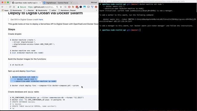 Deploying an OpenFaaS API with Docker Swarm (v2) смотреть онлайн