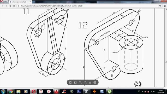 AUTOCAD 2016 3D ÇİZİM ÖRNEK2 смотреть онлайн