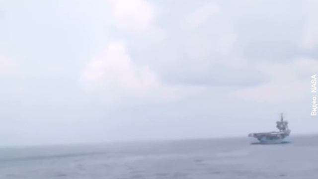 Сверхзвуковой полет самолета на фоне Солнца! смотреть онлайн