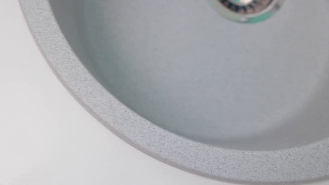 Кухонная мойка из искусственного камня Виктори, Alcora, матовая, цвет светло серая смотреть онлайн