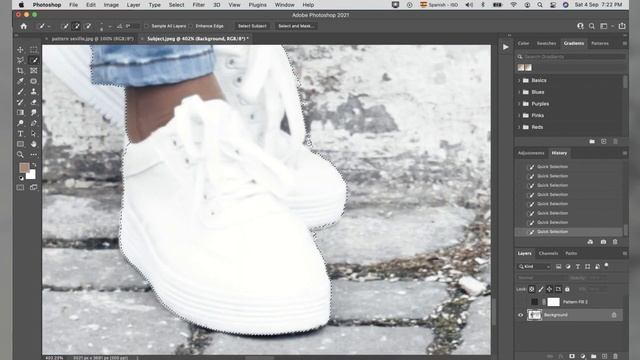 Create From Image Patterns in Photoshop 2021 Libraries | Patterns & Textures to Photo Background смотреть онлайн