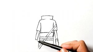 Как нарисовать Саске Учиха из Наруто