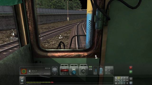 Railworks Train Simulator 2021Карта Новомосковск сценарий в.3-День1-07:00 ч.2 в 4к смотреть онлайн