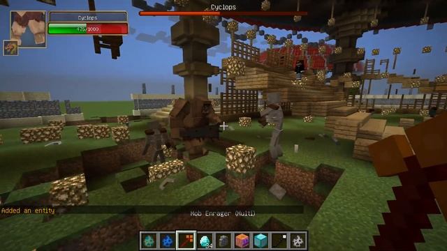 ⚔️ Битвы мобов в Майнкрафт | ЦИКЛОП ПРОТИВ ДРАКОНА, ГОЛЕМА и МУТАНТОВ | ЦИКЛОП VS МУТАНТЫ