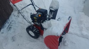 Небольшие нарекания к мощности двигателя снегоуборщика MTD 61