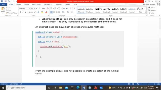 JAVA: Abstract смотреть онлайн