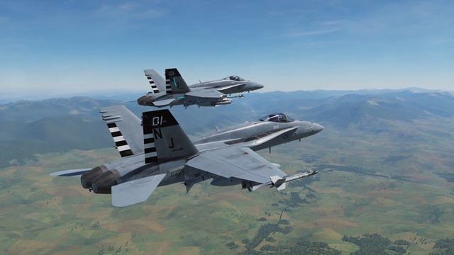 F/A-18 Korea intro remade in DCS - original sound смотреть онлайн