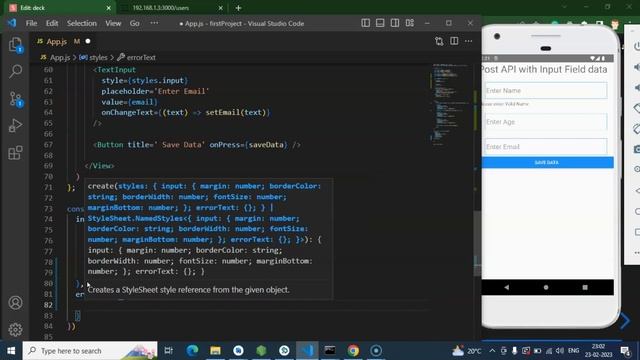 React Native tutorial in Hindi #54 Simple Form validations смотреть онлайн