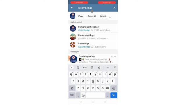 Dictionary in Telegram смотреть онлайн