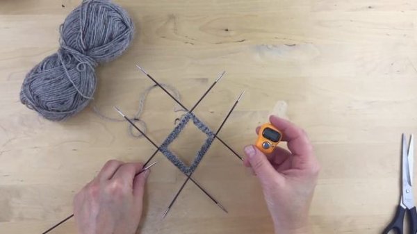 Как связать носки из Alize superwash Набор петель, манжета носка Мастер класс Часть 1