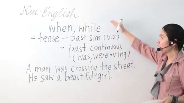 when กับ while ใช้ verb ยังไง past tense, past continuous tense ออกสอบชัวร์ by ดร.พี่นุ้ย смотреть онлайн