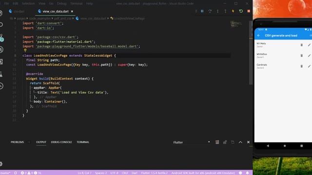 Flutter & CSV ( create and load ) смотреть онлайн