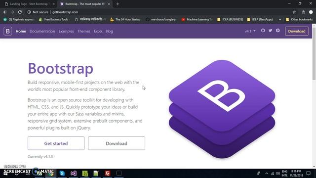 Bootstrap 4 tutorial for beginners (bangla) - part 1 смотреть онлайн