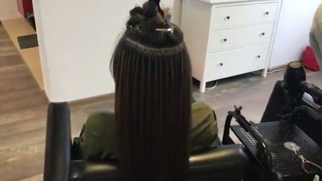 Стандартные (НЕ МИКРО) капсулы для наращивания волос, студия Victoria Russo смотреть онлайн