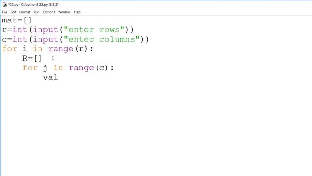 2D-LIST IN PYTHON || DATA STRUCTURES смотреть онлайн