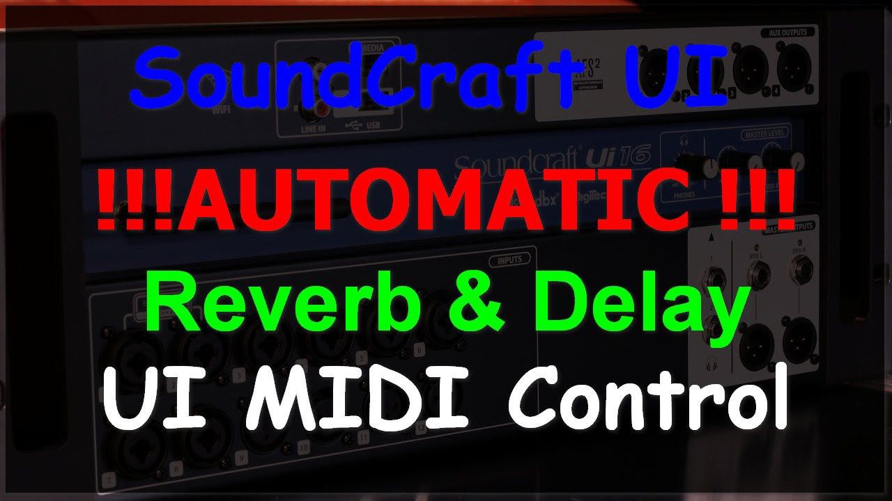 WEB UI Midi Control ч3 SoundCraft UI12 UI16 UI24r MotoFader смотреть онлайн