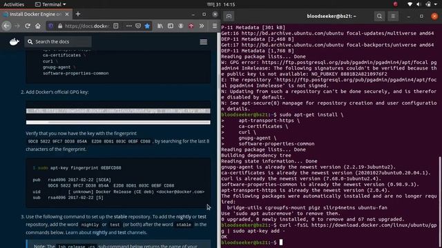 Install Docker on Ubuntu 20.04 LTS смотреть онлайн