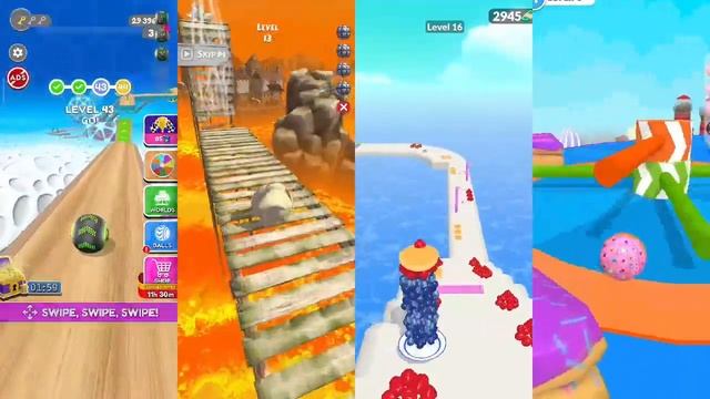 Going Balls ⚔️ Roolance Ball ⚔️ Pancake Run ⚔️ Candy Ball - Android IOS Gameplay смотреть онлайн