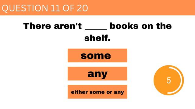 SOME vs ANY Quiz - Can you score 20/20? смотреть онлайн