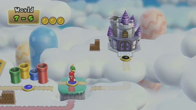 Another Super Mario Bros. Wii - 100% Co-op Walkthrough Part 22 смотреть онлайн