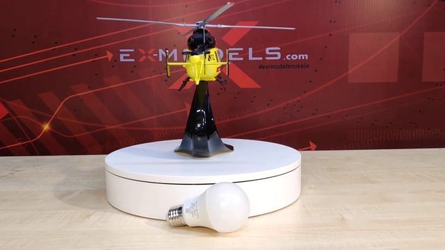 Масштабная модель вертолета "Ансат". Масштаб М1:32. смотреть онлайн