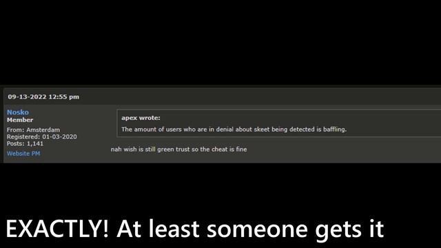 Skeet/Gamesense Detected