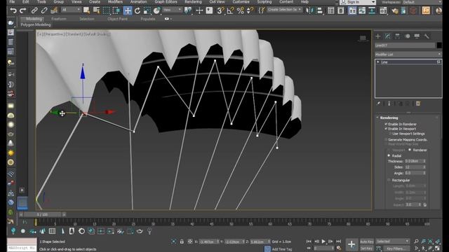 Modeling Parachute - 3ds max tutorial смотреть онлайн