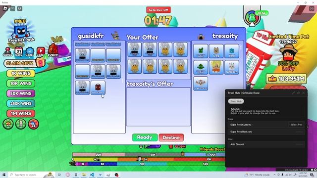 [NEW UPDATED WORKING!] Grimace Race UPDATED OP DUPE CUSTOM PETS GUI ? Roblox Grimace Race Pastebin смотреть онлайн