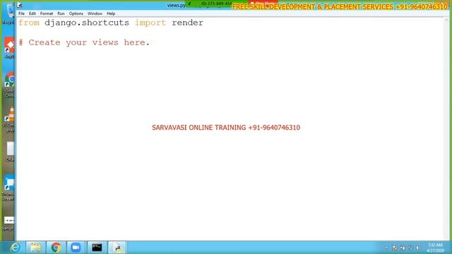 Django Online Training(Forms Validations)-Day 13 #SARVAVASI #ONLINE #DJANGO смотреть онлайн