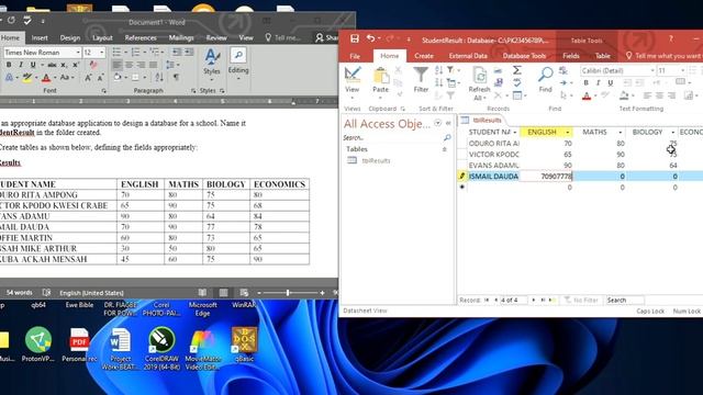 Using Query in MS Access смотреть онлайн