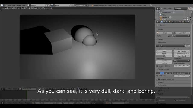 Blender Ambient Occlusion : Tutorial смотреть онлайн