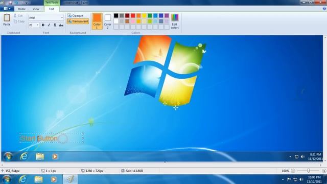 How to Add Text to a Picture with Paint смотреть онлайн