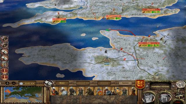 Прохождение мода Medieval 2: Total War Булатная Сталь 2.1.2 за Англию #9 смотреть онлайн
