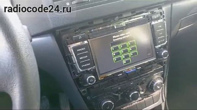 Код магнитолы Skoda Yeti, Fabia ( разблокировка ) смотреть онлайн