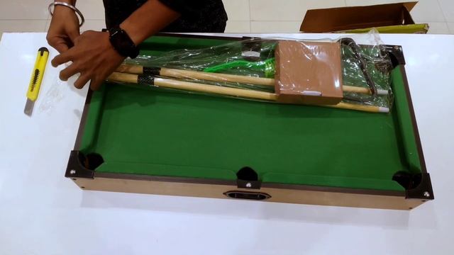 Mini Billiard Pool Table Unboxing And Playing @chatpattoytv #youtube #billiards смотреть онлайн