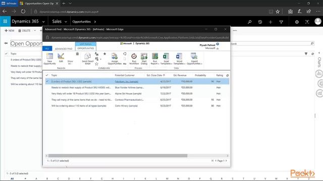 Start Up Guide For Microsoft Dynamics 365 : Advanced Find – Strongest Search Tool | packtpub.com смотреть онлайн