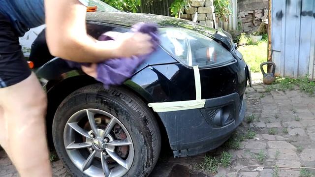 КАК ПОЛИРНУТЬ АВТО СВОИМИ РУКАМИ С ЗАМАТОВКОЙ! смотреть онлайн