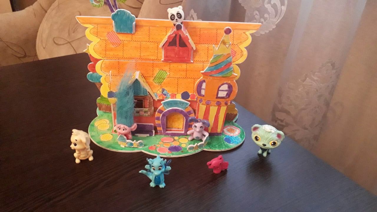 DIY.Развиваем мелкую моторику. 3D домик своими руками. смотреть онлайн