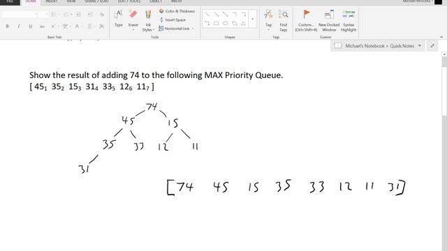 Adding to a Priority Queue Heap смотреть онлайн