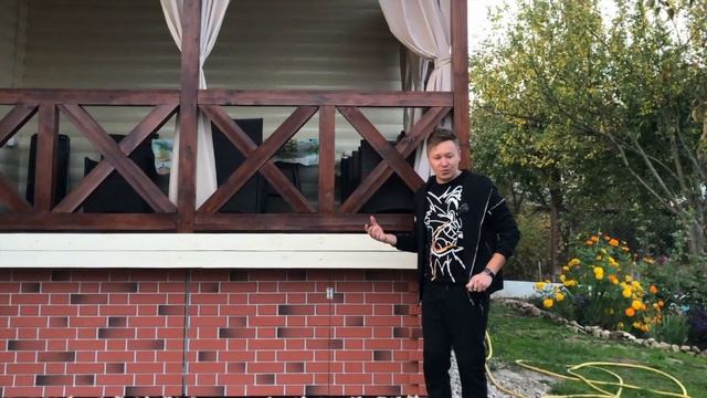 Веранда, ТЕРРАСА к дому!Своими руками! смотреть онлайн