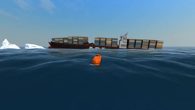Container ship sinks with awful game physics | Ship Simulator Extremes смотреть онлайн