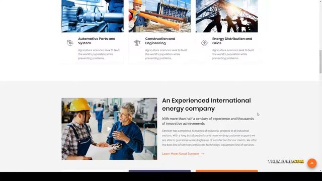 Screwer - Factory and Industrial WordPress Theme industrial factory Sena смотреть онлайн