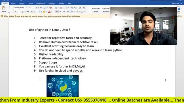Use of python in Linux , Unix смотреть онлайн