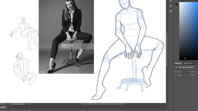 Using references for sitting poses #arttips #digitalart #artreferences смотреть онлайн