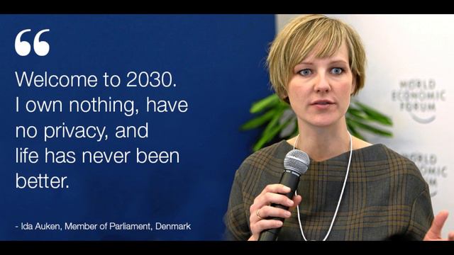 Welcome to 2030. I own nothing, have no privacy, and life has never been better - WEF - Ida Auken смотреть онлайн