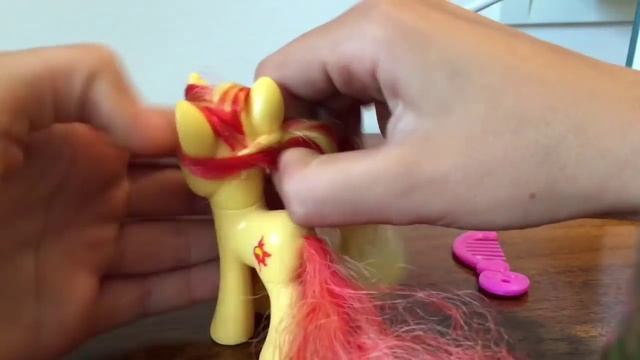 Как сделать причёску для пони Сансет Шиммер ( Челси Браун | Сердцу не прикажеш ) Мастер-класс !!!! смотреть онлайн