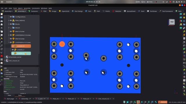 FreeCAD Tutorial | Adding & Animating fasteners in Assembly4 WB | CC en, es смотреть онлайн