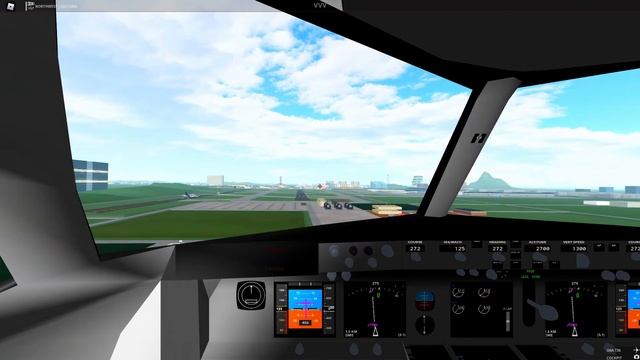 737 Cockpit landing in Flightline, Roblox смотреть онлайн